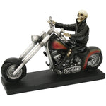 Cool Skeleton Biker Statue Polyresin Figurine Home Decor
