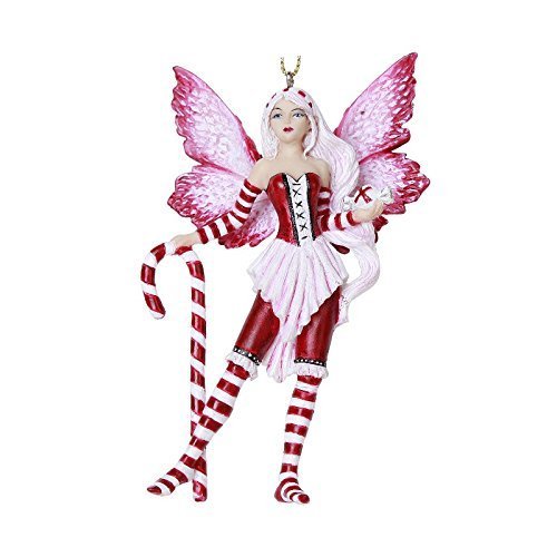 Pacific Giftware Peppermint Fairy Hanging Ornament Amy Brown Holiday Collection Christmas Tree Hanging Ornaments 4 inch