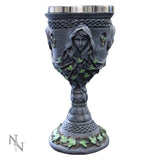 Medieval Renaissance Mother Maiden Crone Triple Goddess Chalice 12oz