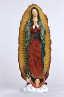 Pacific Giftware Our Lady of Guadalupe Virgin Mary Religious Statue Real Fabric Dress Collectible Figurine 12 Inch Tall