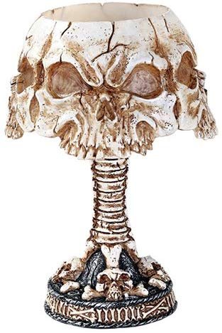 Pacific Giftware Ossuary Skull LED Mini Night Lamp Color Changing Desktop Halloween Decor