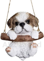 ABZ Brand Loving Cute Animal Pet Puppy Kitten Hanging Collectible Figurine Statue (Pug)