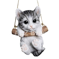 ABZ Brand Loving Cute Animal Pet Puppy Kitten Hanging Collectible Figurine Statue (Pug)