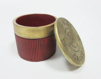 Pacific Giftware 12 Gauge Shotgun Shell Resin Trinket Box Collectible Decor 3.25 Inches Tall