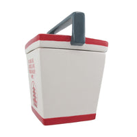 Chinese Take-Out Box Ceramic Cookie Jar Fortune by Things2Die4