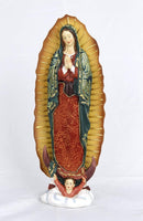 Pacific Giftware Our Lady of Guadalupe Virgin Mary Religious Statue Real Fabric Dress Collectible Figurine 12 Inch Tall