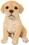 Pacific Giftware Adorable Seated Yellow Labrador Puppy Collectible Figurine Amazing Dog Likeness Hand Painted Resin 6.5 inch Figurine Great for Dog Lovers Tabletop Decor