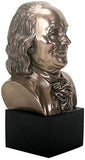 Benjamin Franklin Bust Bronze Figurine
