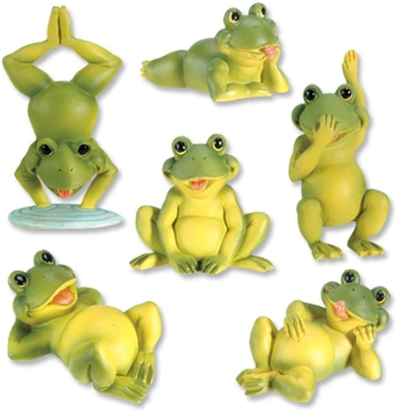 Frogs Collectible Figurine, Set of 6
