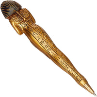 YTC Summit Ancient Egyptian King TUT Gold Colored Pen (Set of 6 Similar Designs), Multi