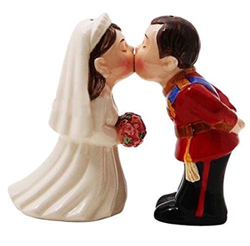 NEW! 4" Kate and William Magnetic Salt and Pepper Shakers