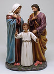 PTC 9 Inch Holy Family with Young Jesus Religious Resin Statue Figurine