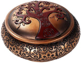Pacific Giftware Celtic Tree of Life Round Decorative Trinket Box Tabletop Decor