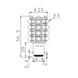 LED Bulb B15D Type Single Contact and Parallel Pins