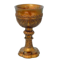 Pacific Giftware Medieval Times King Arthur's Golden Chalice Decorative Scupture 9 Inch Tall