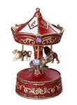 Pacific Giftware Animal Circus Rolling Into Town Vintage Carousel Music Box Collectible 8.5 Inch Tall Toy Decor Musical Figurine