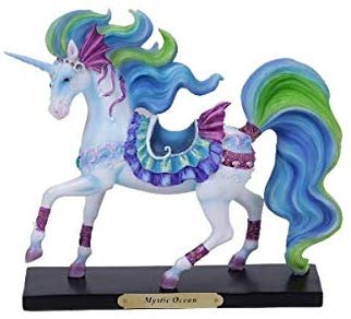 Pacific Giftware PT Official Rose Khan Mystic Ocean Unicorn Resin Figurine Statue