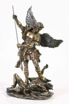 Saint Michael Archangel Statue With Spear St Michael San Miguel Arcangel Desktop Statue