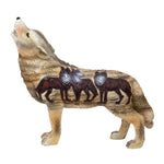 Pacific Giftware The Wolf Spirit Collection Aardwolf Wolfpack Collectible Figurine Howling Wolf 6.25L