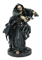 Grim Reaper Assassin With Guns Revolvers Skeleton Death Fantasy Horror...