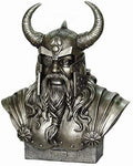 PTC 11.75 Inch King Odin Warrior God Head and Bust Statue Figurine