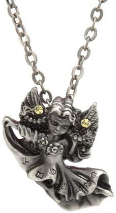 Lead-free pewter Necklace - Angel