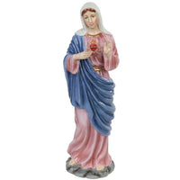 PTC Immaculate Heart of Mary Orthodox Religious Statue Figurine, 11.75" H