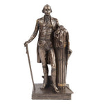 PTC 9.5 Inch George Washington Standing Figurine Statue with Walking Stick