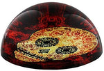 Day Of The Dead Red Paperweight 7.5x7.5x3.5cm