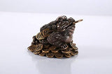 Pacific Giftware Feng Shui Chan Chu Bronze Money Frog Coin Toad Prosperity Home Decoration Gift