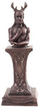 Pacific Trading The Horned God Bust on Pedestal Statue