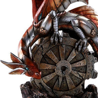 Pacific Giftware Steampunk Inspired Mechanical Gearwork Dragon Sculpture 10 Inch