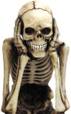 PTC 3.75 Inch See, Speak and Hear No Evil Shelf Sitters Statue Figurine