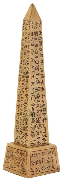 Brown Egyptian Obelisk Collectible Figurine