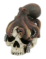 Pacific Giftware Nautical Kraken Octopus Wrapped Around Skull Deadly Ocean Pirate Figurine 5.25"
