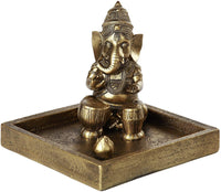 Pacific Giftware Hindu God Ganesha Elephant Headed Deity Meditation Incense Burner 6 inch