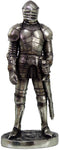 PTC 7 Inch Armored Medieval Knight with Sword Resin Statue Figurine