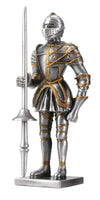 Pewter Spanish Knight Statue Figurine Decoration