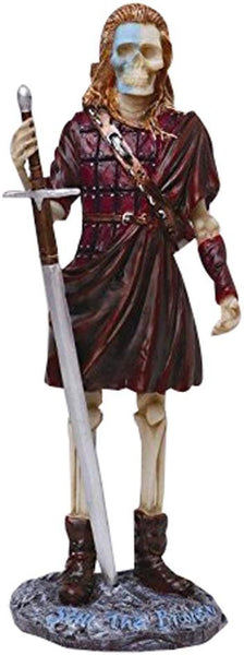 PTC Pacific Giftware Brave Heart Scottish Warrior Skeleton Statue Figurine