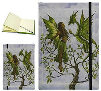 The Gift Embossed Emerald Fairy Pet Dragon Journal Diary Notebook Amy Brown