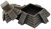 Pacific Giftware Mesoamerican Aztec Pyramid Box Collectible Desktop Decorative Accessory Trinket Box 5.25 inches Tall