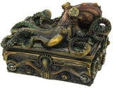 Pacific Giftware Steampunk Octopus Collectible Square Trinket box 5.5 inch L