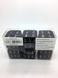 Pacific Giftware Decorative Black Skull Dice of Death 1.5 Inches Each Set of 6