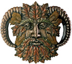 Greenman Fall Plaque Fantasy Designer Decoration Collectible