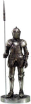 PTC 7 Inch Armored Medieval Knight with Large Spear Statue Figurine