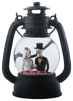 YTC Summit 8693 Lantern Water Globe Bride & Groom Bust with LED Light - 7.5 H in.