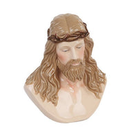 5.13 Inch Jesus Crown of Thorns Fine Porcelain Bust Figurine