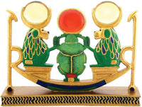 Monkey Sun Scarab Egyptian Decoration Figurine