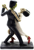 YTC Frank And Bride Dancing Skull Figurine