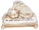ABZ Brand Pet Memorial Angel Cat Cremation Urn Loyal Friend Bottom Load 30 Cubic